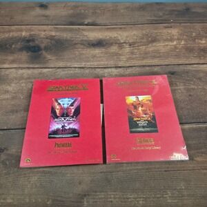 Star Trek Movie Scripts Premiere Library II Wrath of Khan V Final Frontier Red